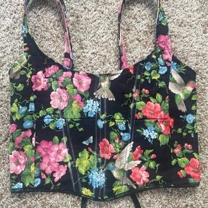 Floral corset